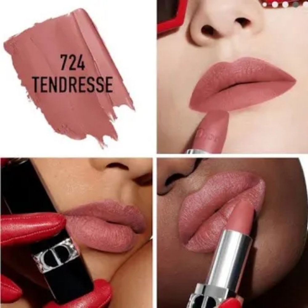NWOB DiorRouge Dior Lipstick 724 Tendresse Matte